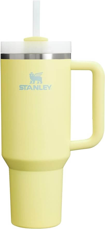 FlowState 40oz Insulated Tumbler with Handle - Double-Wall Vacuum Travel Mug - Cup Holder Friendly Hot & Cold Beverage Cup