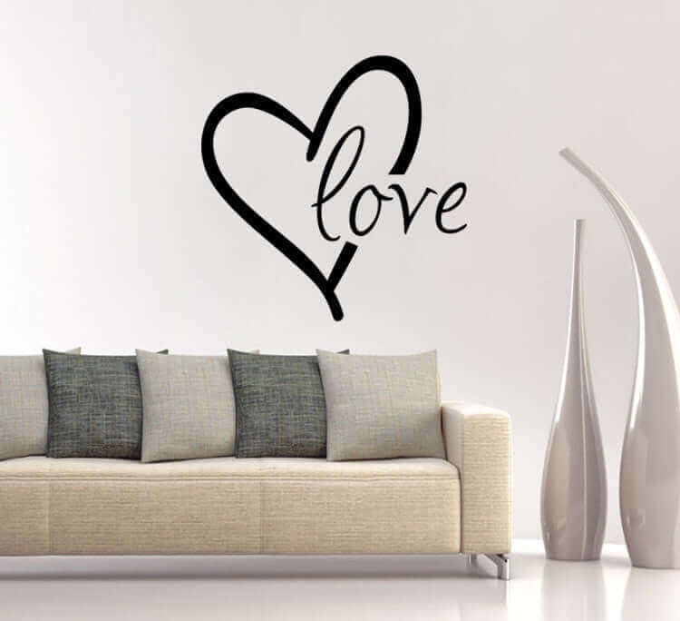 Waterproof PVC vinyl wall sticker for bedroom and living room