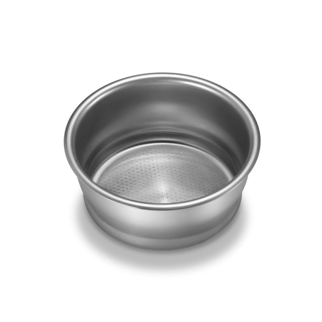Precision micro-holes on stainless steel double espresso basket for Picopresso