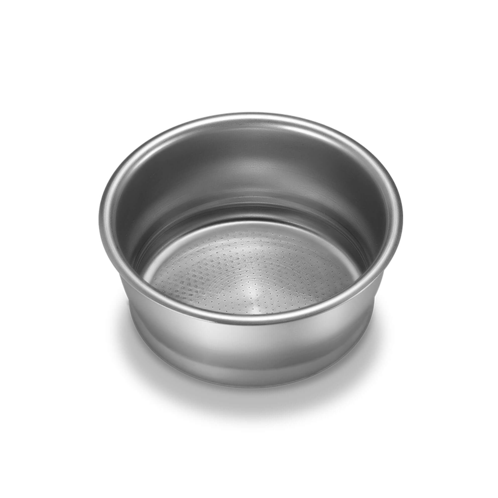 Precision micro-holes on stainless steel double espresso basket for Picopresso