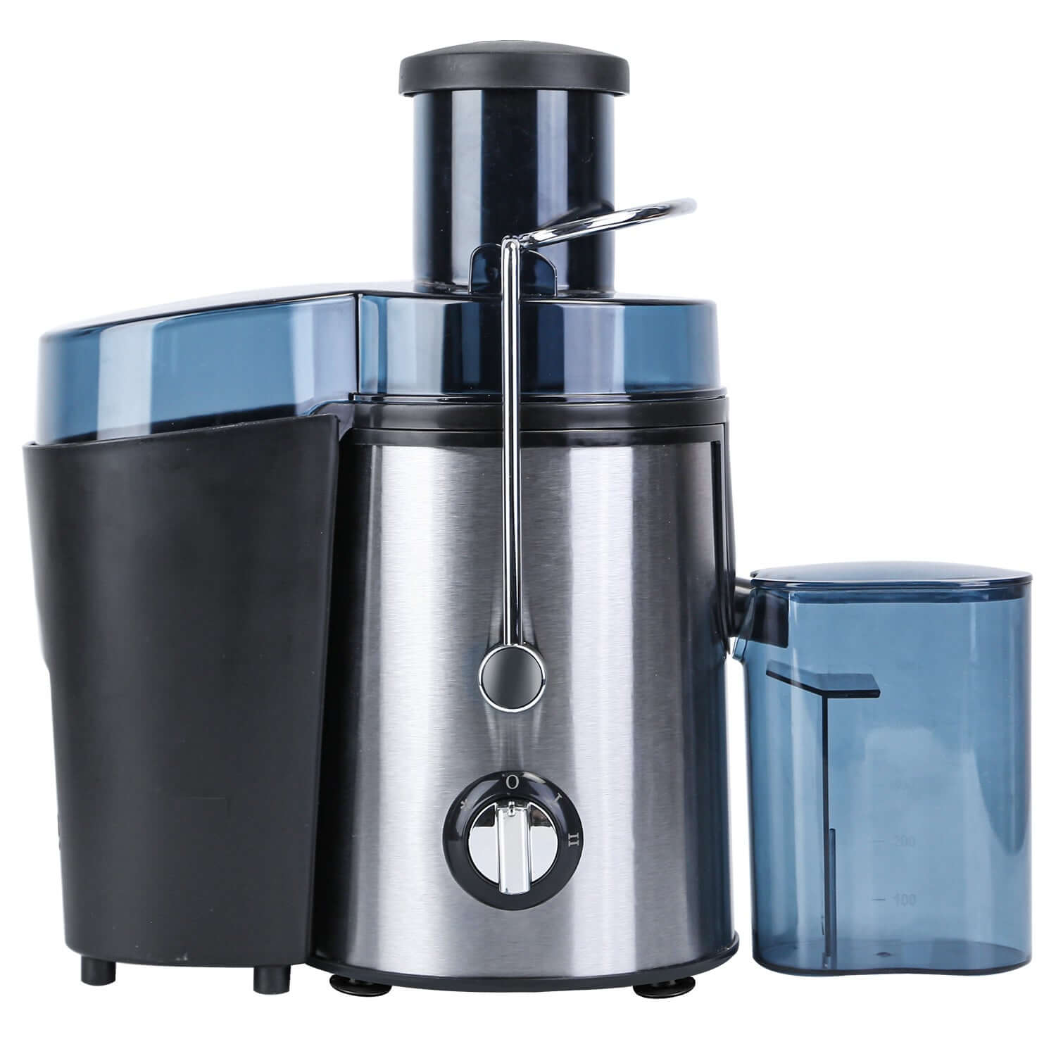 1000W stainless steel centrifugal juicer with juice cup and pulp collector