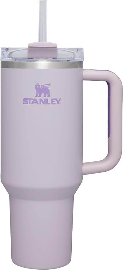 FlowState 40oz Insulated Tumbler with Handle - Double-Wall Vacuum Travel Mug - Cup Holder Friendly Hot & Cold Beverage Cup
