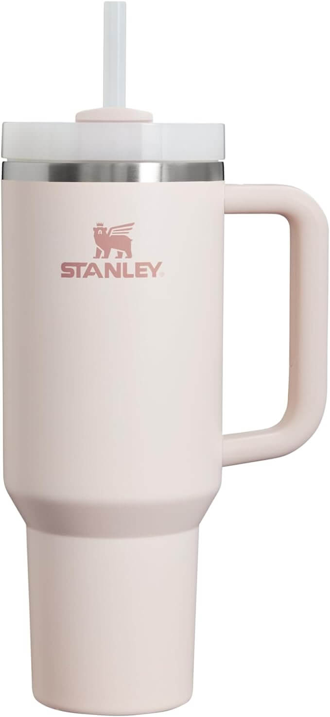 FlowState 40oz Insulated Tumbler with Handle - Double-Wall Vacuum Travel Mug - Cup Holder Friendly Hot & Cold Beverage Cup