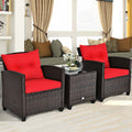 Compact garden furniture set for small spaces balcony or poolside decor