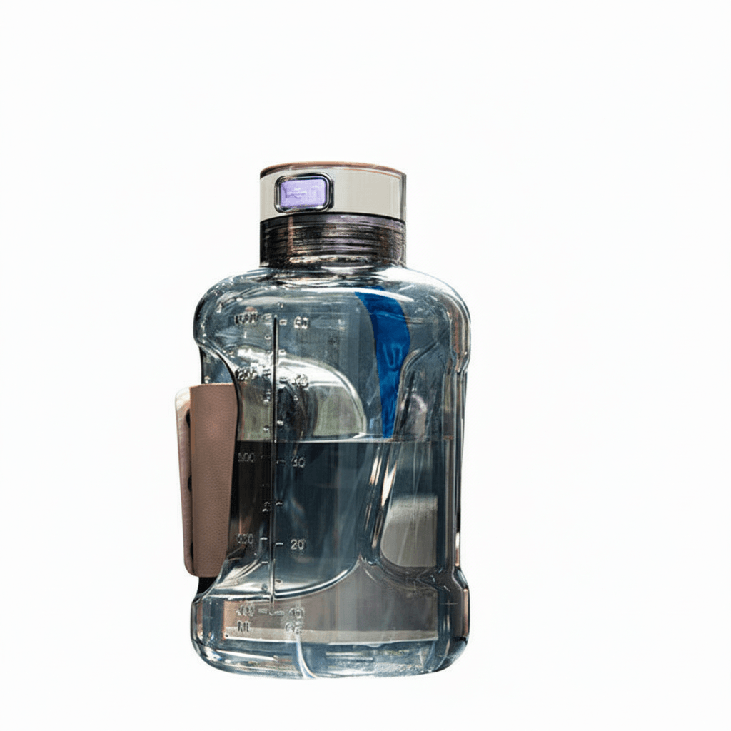 1.5L portable hydrogen water generator bottle with LED display