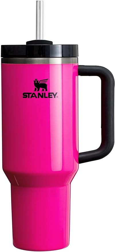 FlowState 40oz Insulated Tumbler with Handle - Double-Wall Vacuum Travel Mug - Cup Holder Friendly Hot & Cold Beverage Cup