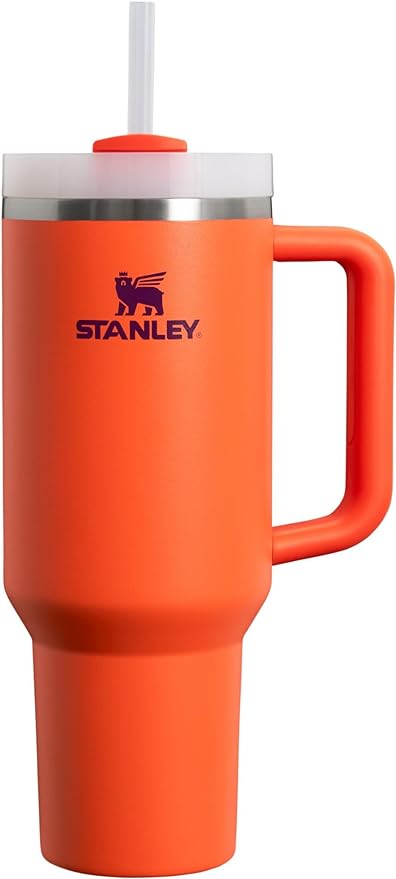 FlowState 40oz Insulated Tumbler with Handle - Double-Wall Vacuum Travel Mug - Cup Holder Friendly Hot & Cold Beverage Cup