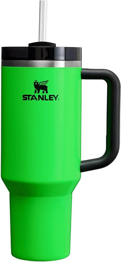 FlowState 40oz Insulated Tumbler with Handle - Double-Wall Vacuum Travel Mug - Cup Holder Friendly Hot & Cold Beverage Cup