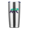 Bear 20oz Insulated Stainless Steel Tumbler - Vacuum Sealed Travel Mug with Splash-Proof Lid - Hot & Cold Beverage Cup