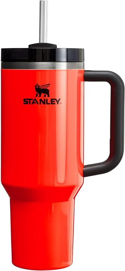 FlowState 40oz Insulated Tumbler with Handle - Double-Wall Vacuum Travel Mug - Cup Holder Friendly Hot & Cold Beverage Cup