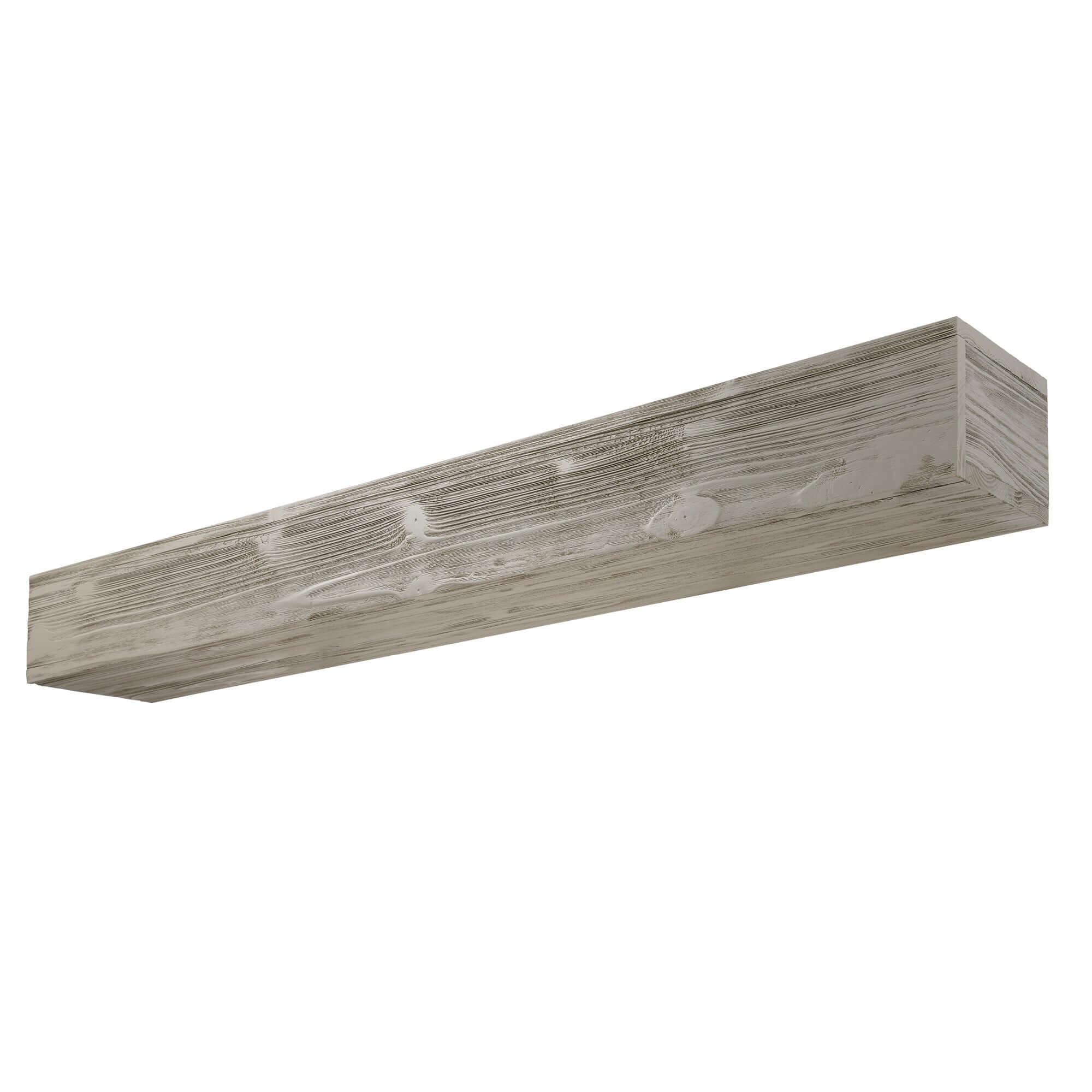 72 inch rustic grey solid wood fireplace mantelpiece floating shelf