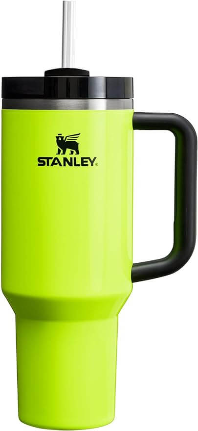 FlowState 40oz Insulated Tumbler with Handle - Double-Wall Vacuum Travel Mug - Cup Holder Friendly Hot & Cold Beverage Cup